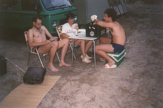 Skat spielen und Bier saufen