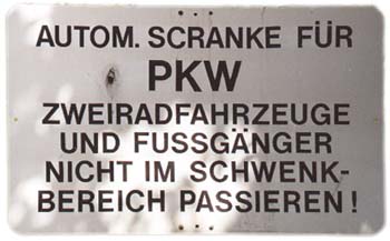 Gruß aus dem Schilderwald